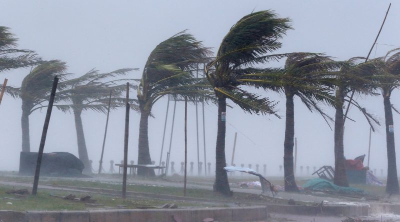 Image result for Wind, rain lash Vietnam as Typhoon Doksuri hits